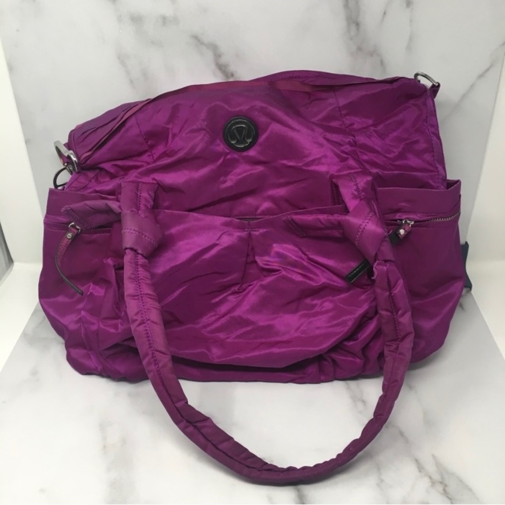 Lululemon Triumph Bag In Dew Berry - Used Condition